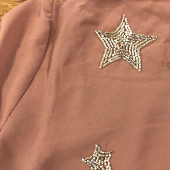 Chaser Beaded Star Wrap Top XS - Picture 5 of 8